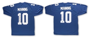 Eli Manning Signed Replica New York Giants Jerseys (2)